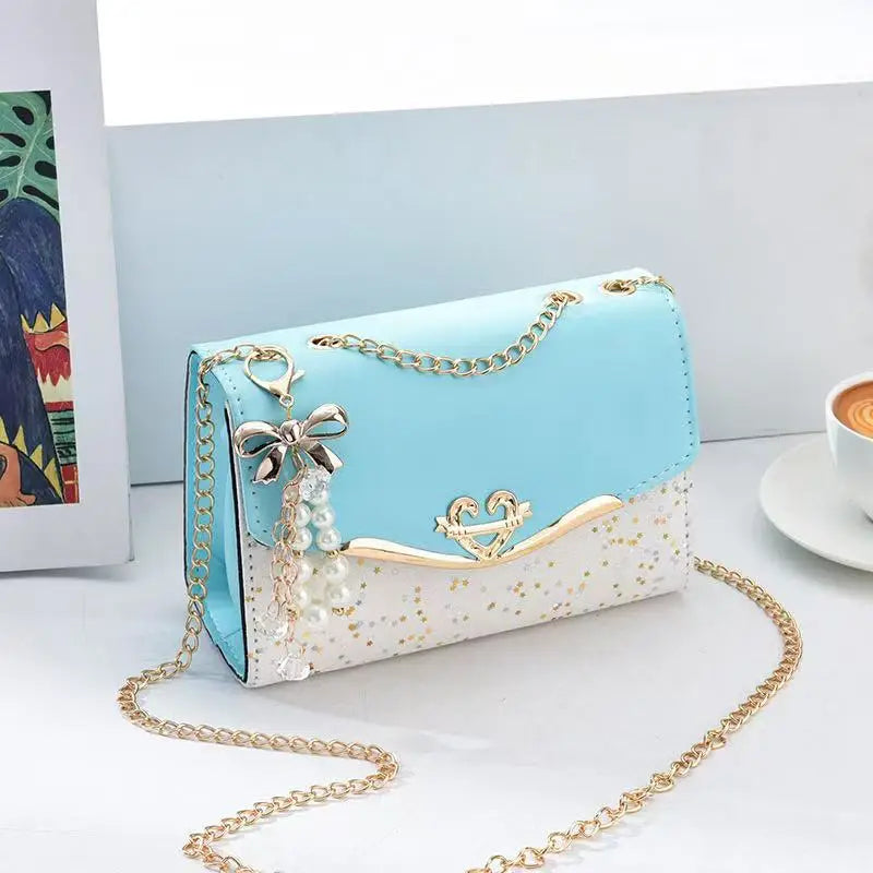 Sequinned crossbody evening bag – Keptly