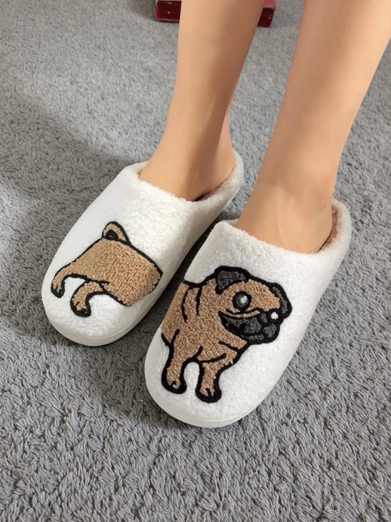 Cosy dachshund plush house slippers – Keptly