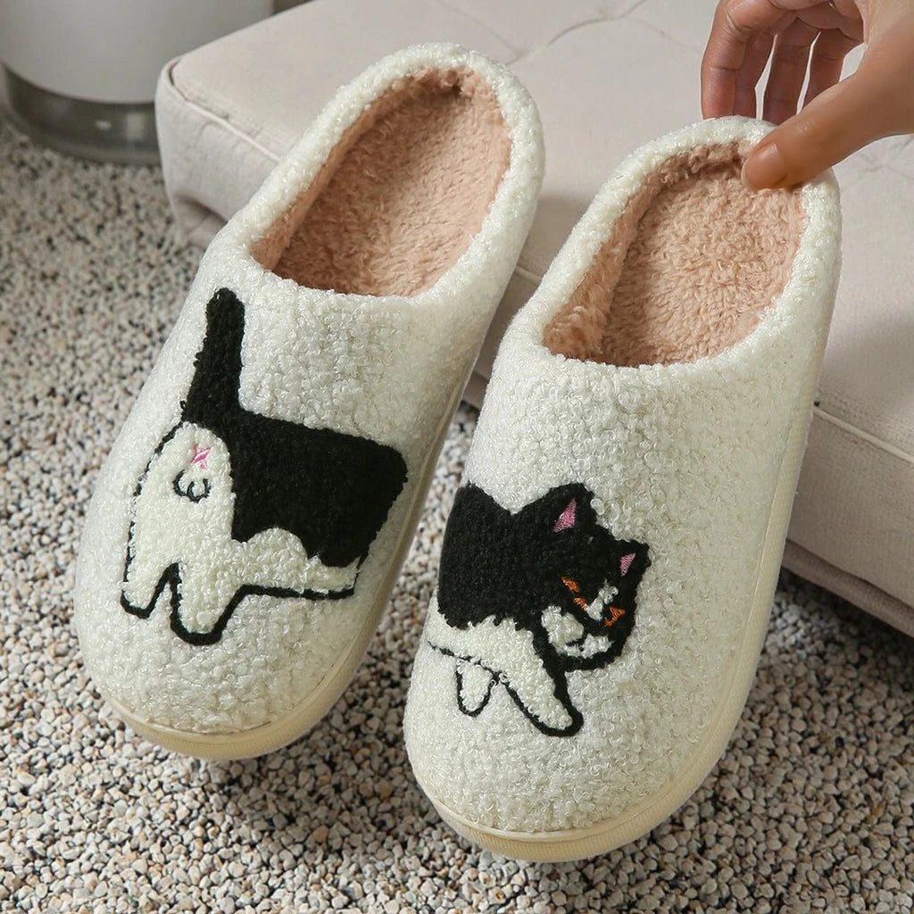 Cosy dachshund plush house slippers – Keptly