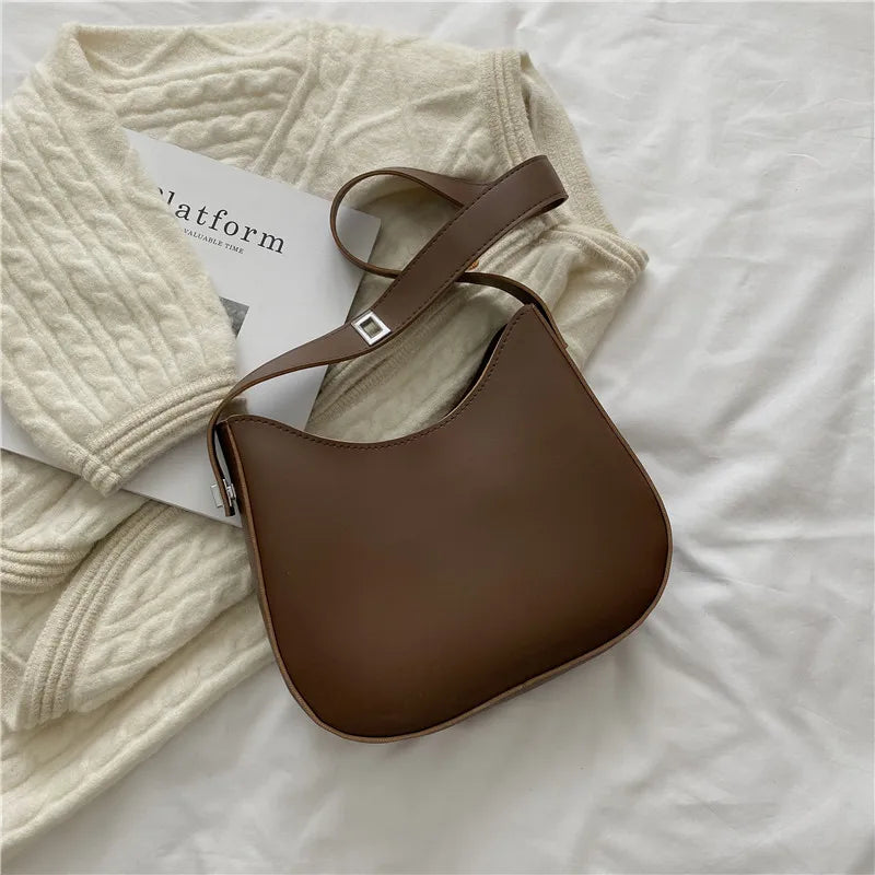 Vegan leather chain shoulder bag with scarf – Keptly