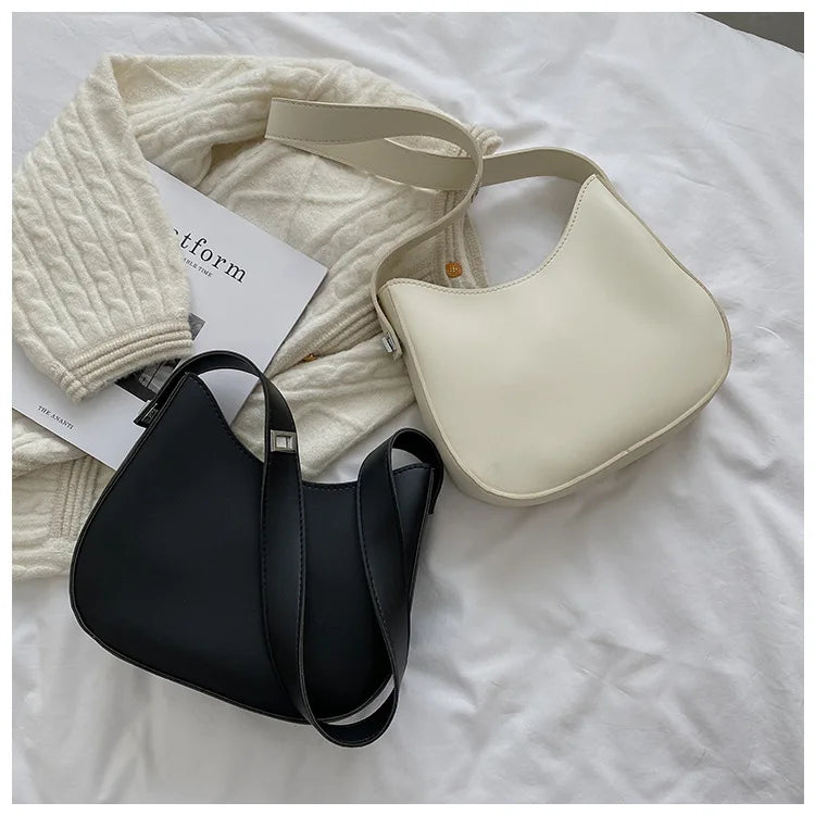 Vegan leather chain shoulder bag with scarf – Keptly