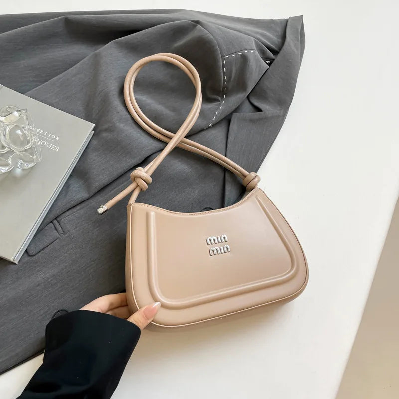 Crescent Crossbody Bag – Women's Vegan Leather Shoulder Bag